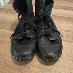 Well Worn Dr. Martens leather sneaker boots